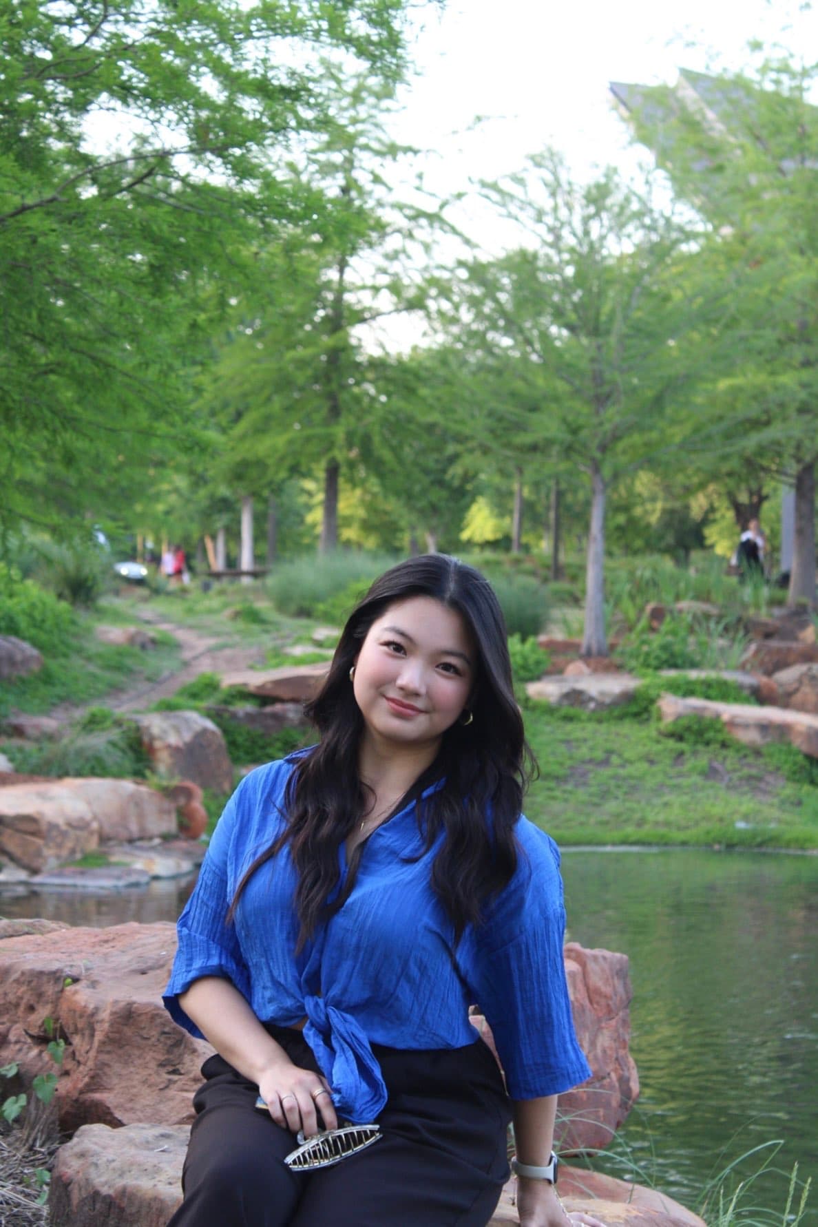 Emily Chen Blurred Background