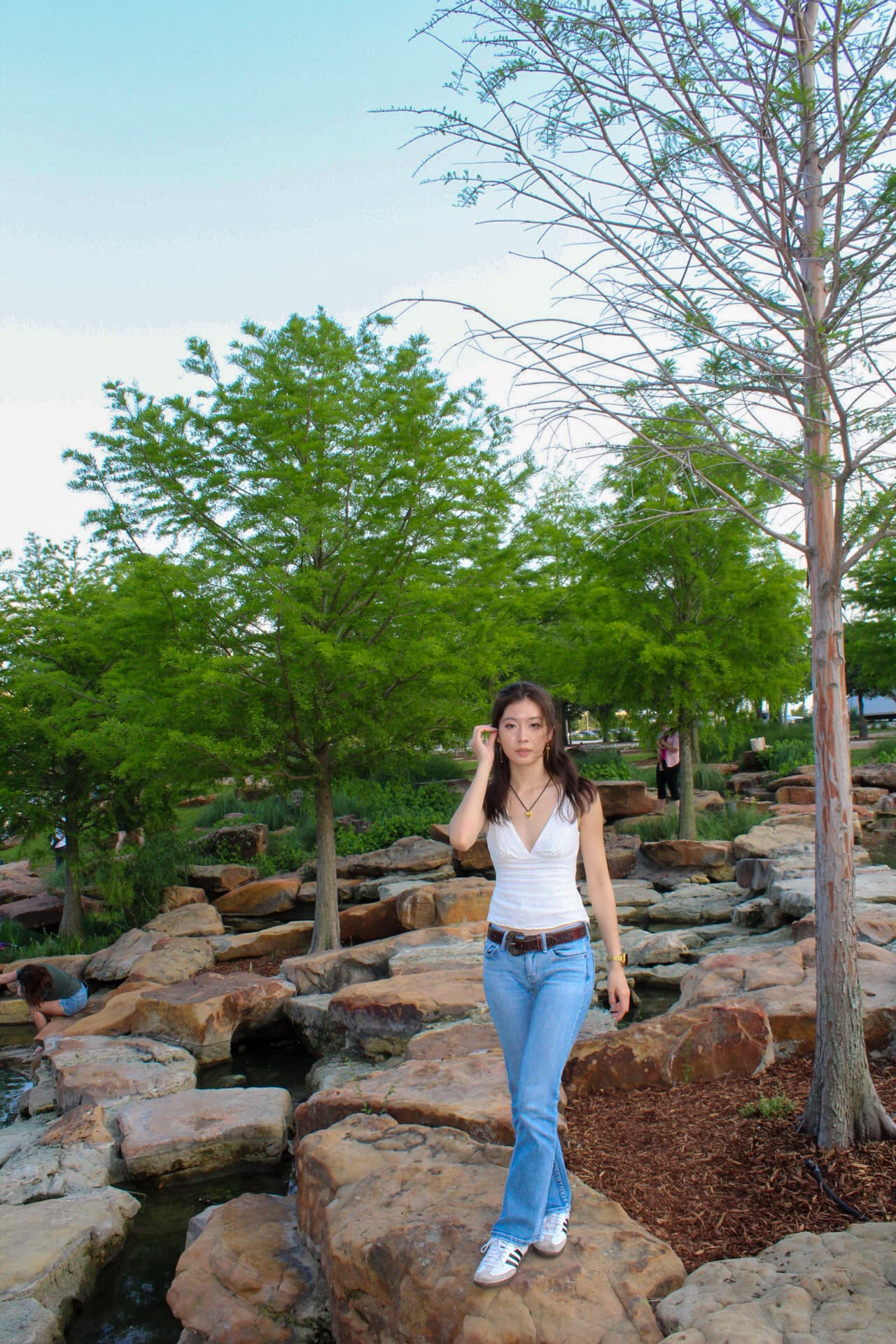 Grace Zhou Blurred Background